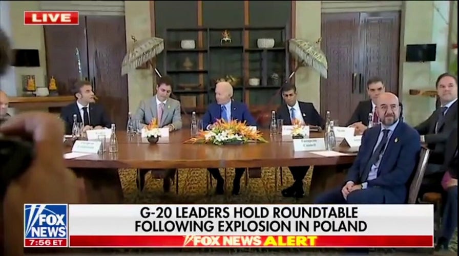 Confusion erupts after Biden initially declines to discuss Poland missile incident at emergency roundtable