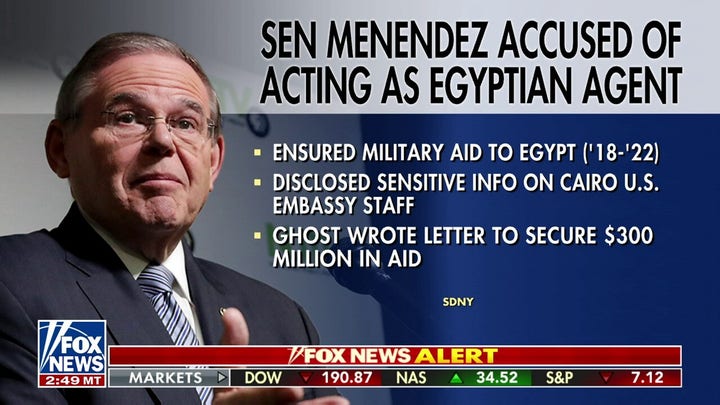 Sen. Bob Menendez pleading not guilty to charges