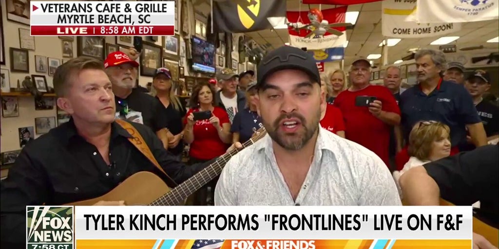 Tyler Kinch performs 'Frontlines' on 'Fox & Friends'