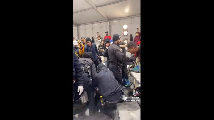 NYC man arrested for trespassing at migrant facility 
