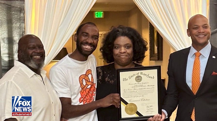 Autistic business owner recognized by Maryland Gov. Wes Moore