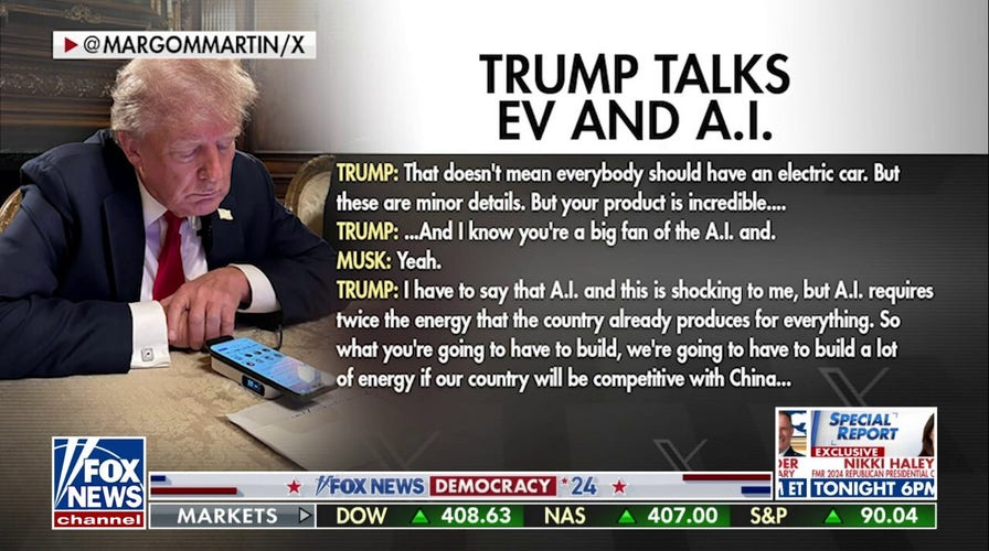 Trump, Musk hold wide-ranging conversation on X