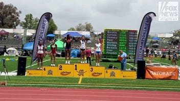 AB Hernandez defeats Reese Hogan, named co-champion in girls’ high jump event at California meet