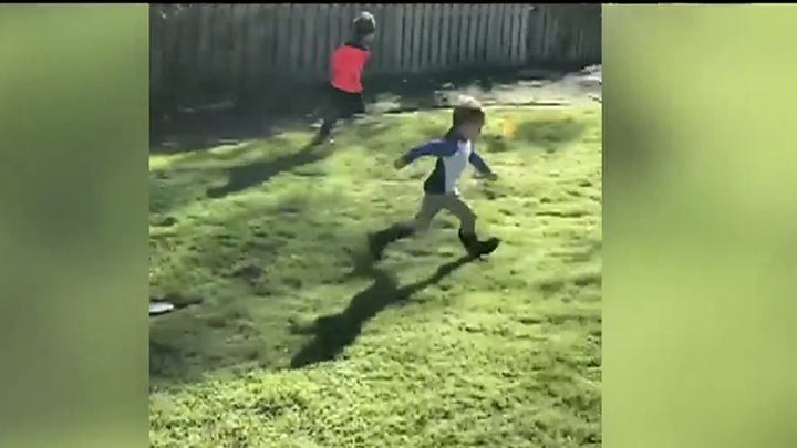 7-year-old runs backyard ‘marathon’ to help hospitals amid coronavirus