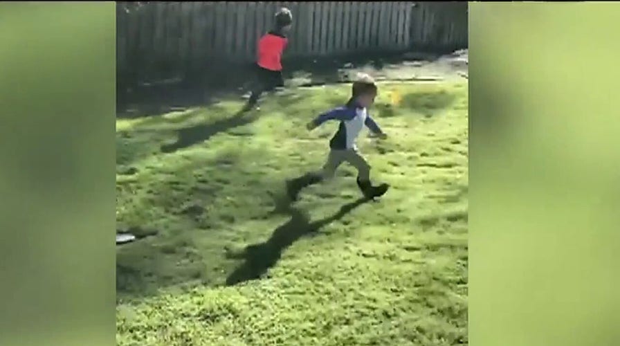 7-year-old runs backyard ‘marathon’ to help hospitals amid coronavirus