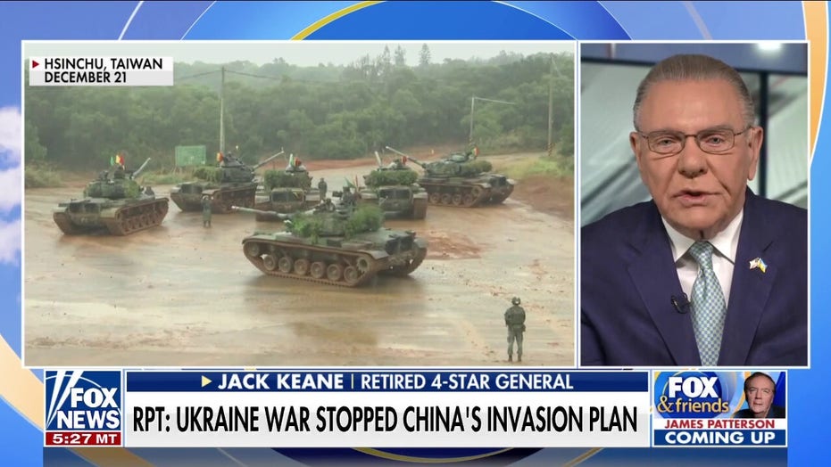 Gen. Keane: Russia’s struggles in Ukraine won’t deter China’s Taiwan plans