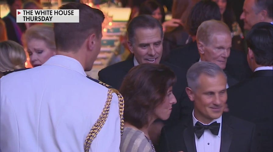 Hunter Biden enjoys White House state dinner while facing federal charges