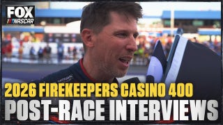 Denny Hamlin, Bubba Wallace, Kyle Larson and more post-race interviews from FireKeepers Casino 400 🎤 NASCAR on FOX
