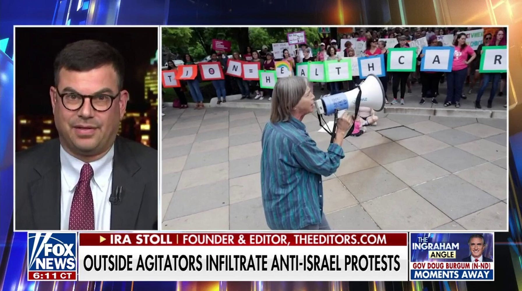Professional Protesters Infiltrate Anti-Israel Protests at Columbia University