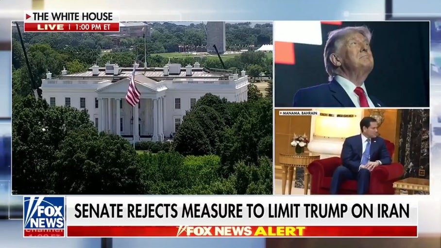 Trump claims victory after Senate rejects limiting Iran authority
