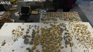 Archaeologists solve 1,800-year-old Roman fresco puzzle in London - Fox News