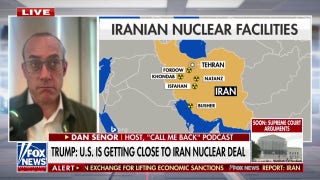 Nuclear deal with Iran with discussion of enrichment is 'worrisome,' Dan Senor warns
