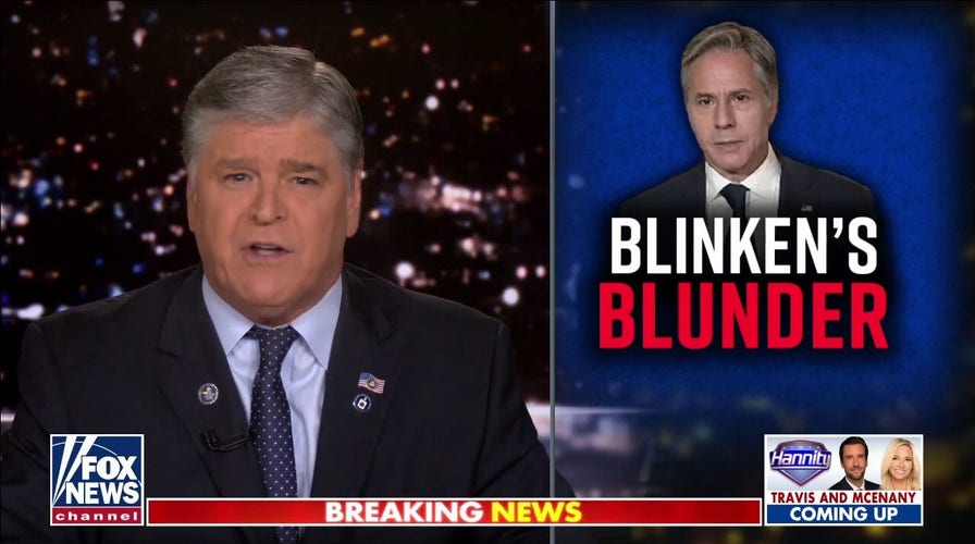 Hannity rips Blinken for criticizing Taliban's lack of inclusivity: How stupid are you?'
