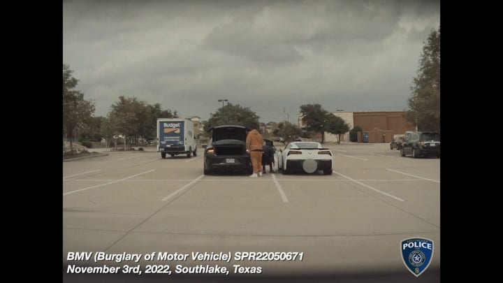 Tesla camera catches Texas tire thieves in the act
