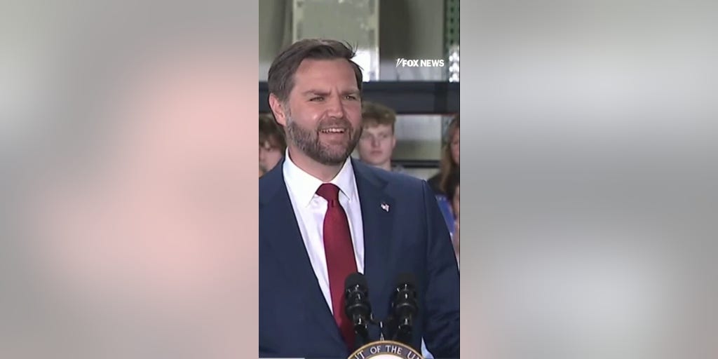 Vance cracks joke about baby number 4