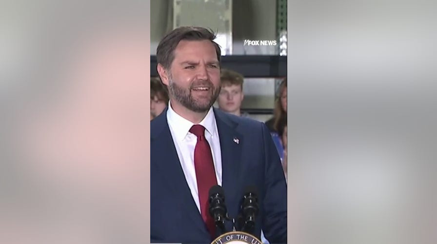 Vance cracks joke about baby number 4