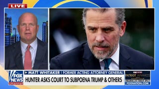 Hunter Biden's argument to subpoena Trump 'falls flat': Matt Whitaker - Fox News