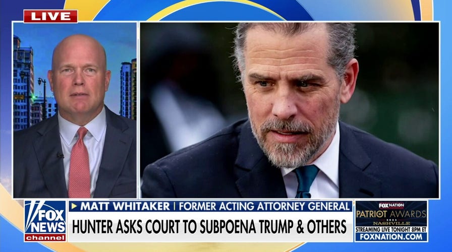 Hunter Biden's argument to subpoena Trump 'falls flat': Matt Whitaker