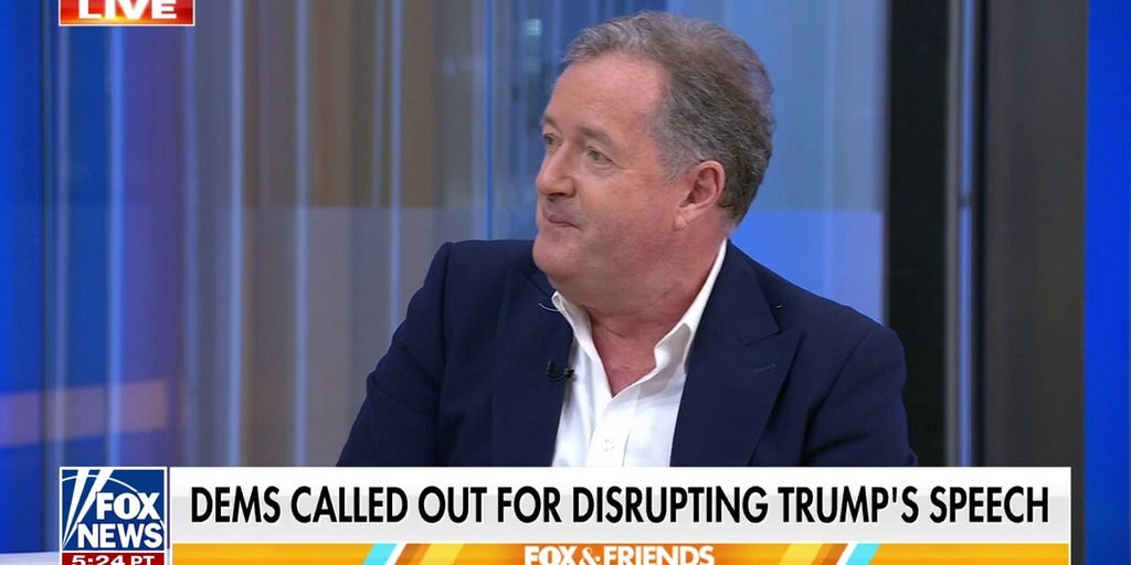 Piers Morgan rips Democrats' 'contemptible' protests at Trump speech: 'Shameful, petty'