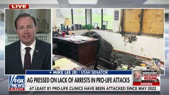 Mike Lee calls out AG Garland for 'preposterous' answers on lack of arrests for attacks on pro-life centers