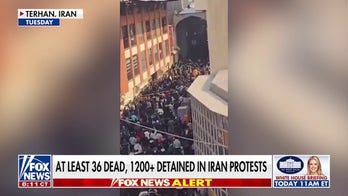 Dozens in Iran reportedly dead, more than 1,200 detained as protests rage