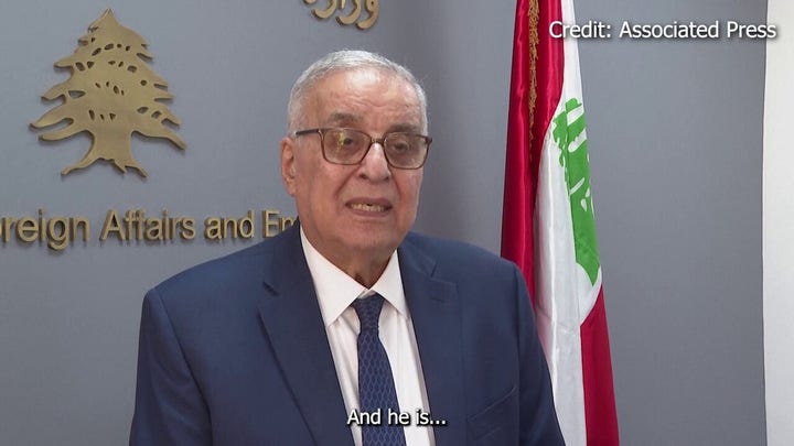 Lebanon foreign minister 'feels great loss' over death of Iran president, other officials in helicopter crash