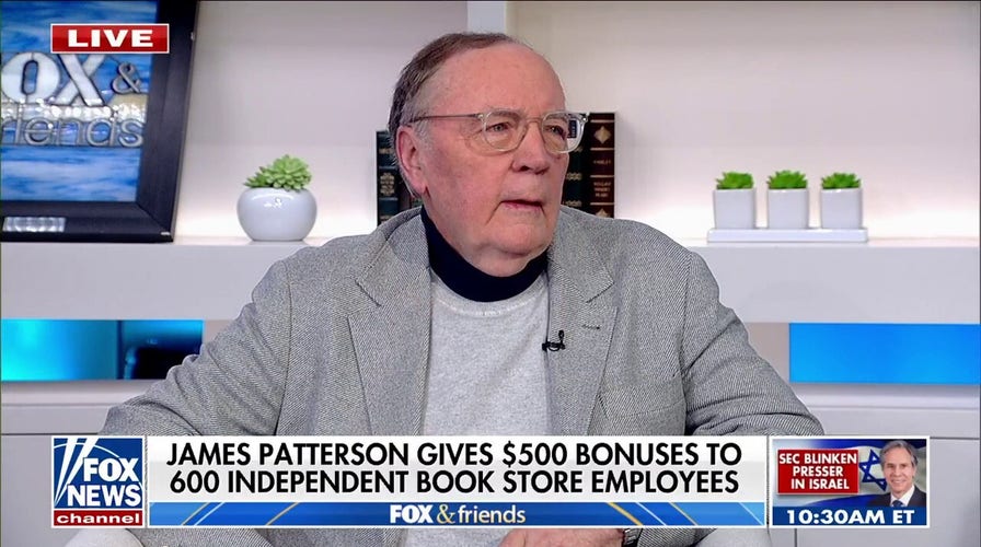 James Patterson gives $500 bonuses to book store employees