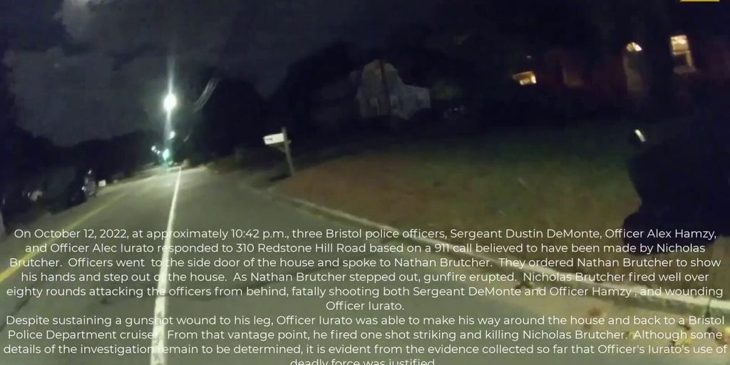 Newly Released Body Cam Footage Shows Connecticut Police Officer Ambush ...