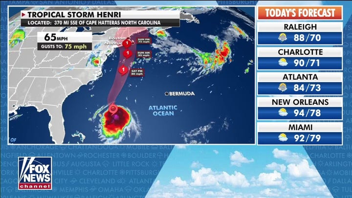National weather forecast for August 20