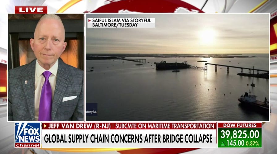 Biden's policies will 'very quickly' cause supply chain issues after bridge collapse: Rep. Van Drew