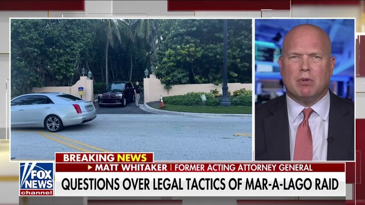 Former AG Whitaker: 'Why send 30 FBI agents to carry out 30 boxes?'