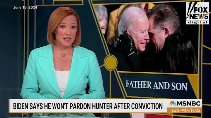 FLASHBACK MONTAGE: Liberal media touted Bidens word that he would never pardon Hunter, celebrated contrast to Trump