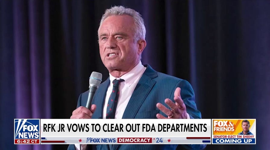 RFK Jr. vows to clear out entire departments at FDA 