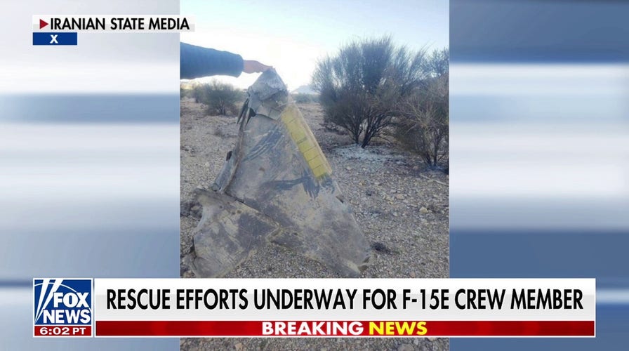 Helicopter rescue crews searching for downed F-15E pilots successful  Iran were wounded by force  fire
