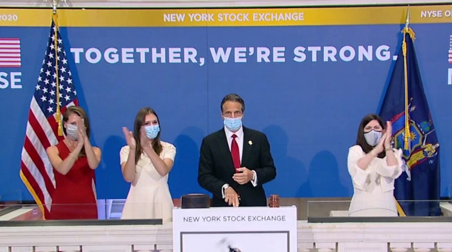 NYSE reopens trading floor with mask requirement, handshake ban 