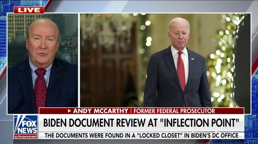 Andy McCarthy on Biden document scandal: The issue here is more about politics than law