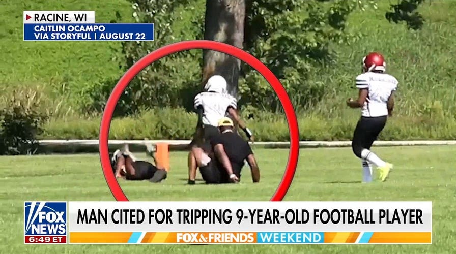 Wisconsin man cited for tripping 9-year-old football player