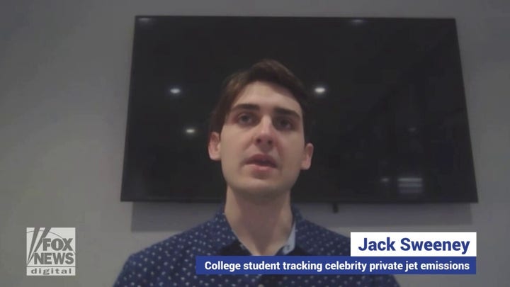 College student who tracks celebrity private jet emissions has no plans to stop