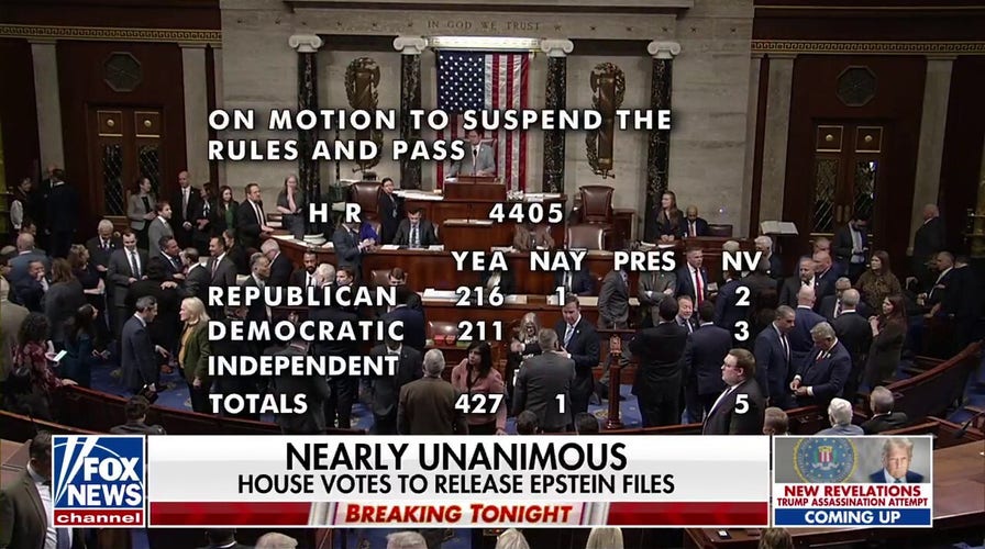 Senate unanimously agrees to nonstop   measure  demanding Epstein record  merchandise  to Trump