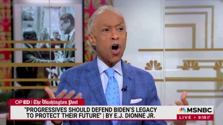 Sharpton argues Dems should 'brag about' Biden accomplishments rather than sit in a 'trauma unit' 