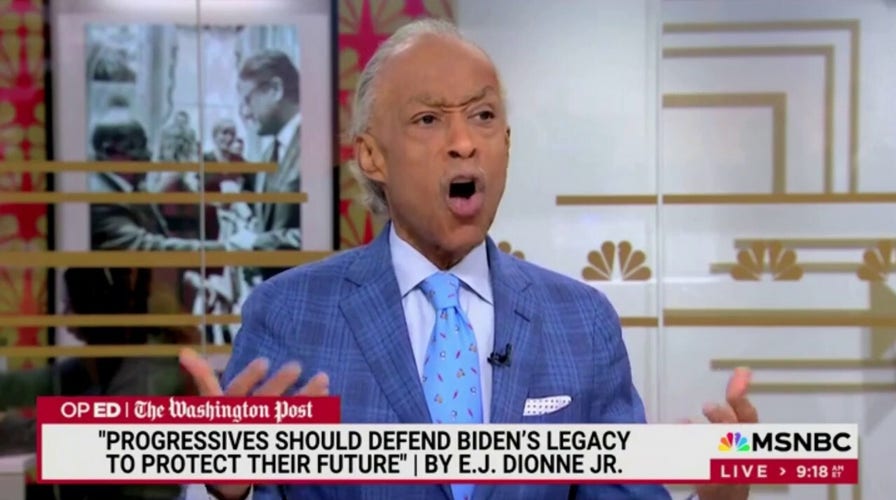 Sharpton argues Dems should 'brag about' Biden's accomplishments rather than sit in a 'trauma unit' 