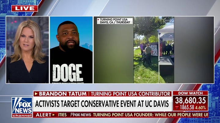  TPUSA contributor Brandon Tatum speaks out after ‘coordinated group’ attacks conservative event on UC Davis campus