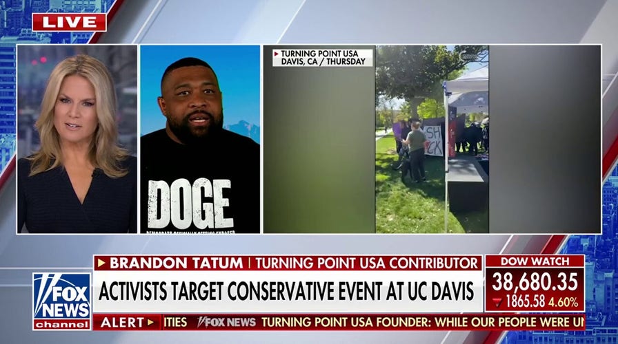  TPUSA contributor Brandon Tatum speaks out after ‘coordinated group’ attacks conservative event on UC Davis campus