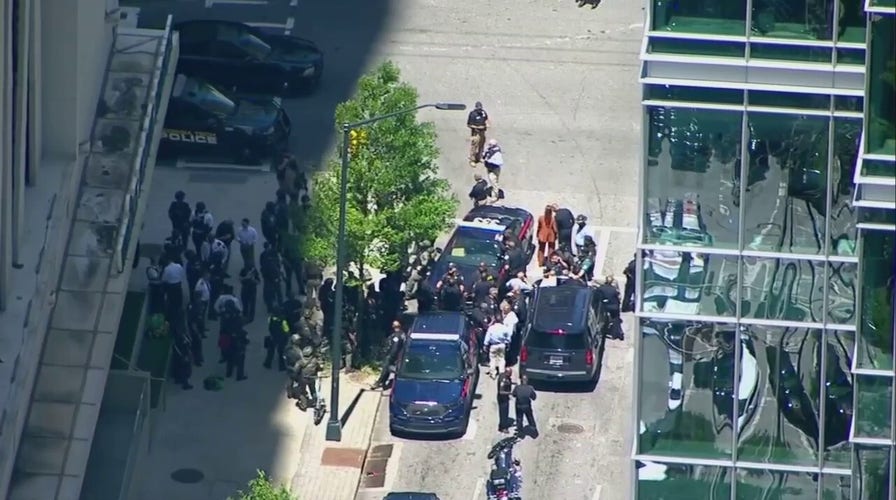 Aerial footage shows Atlanta active shooter scene