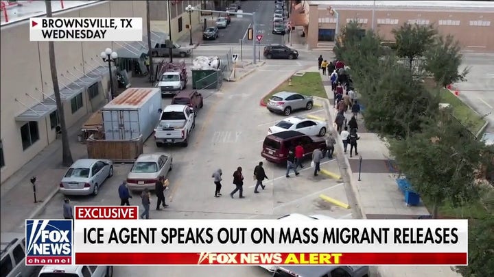 ICE agent speaks out on bombshell footage of Biden admin's migrant releases