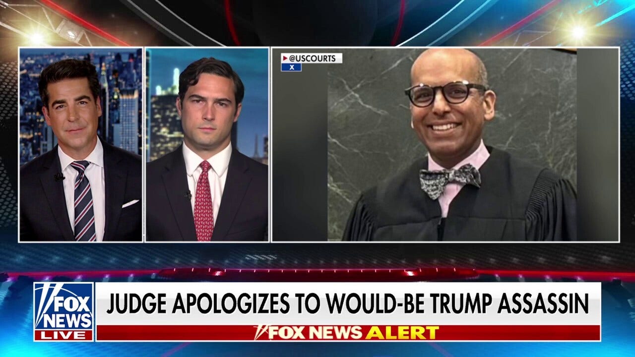 Judge apologizes to alleged would-be Trump assassin, sparks outrage