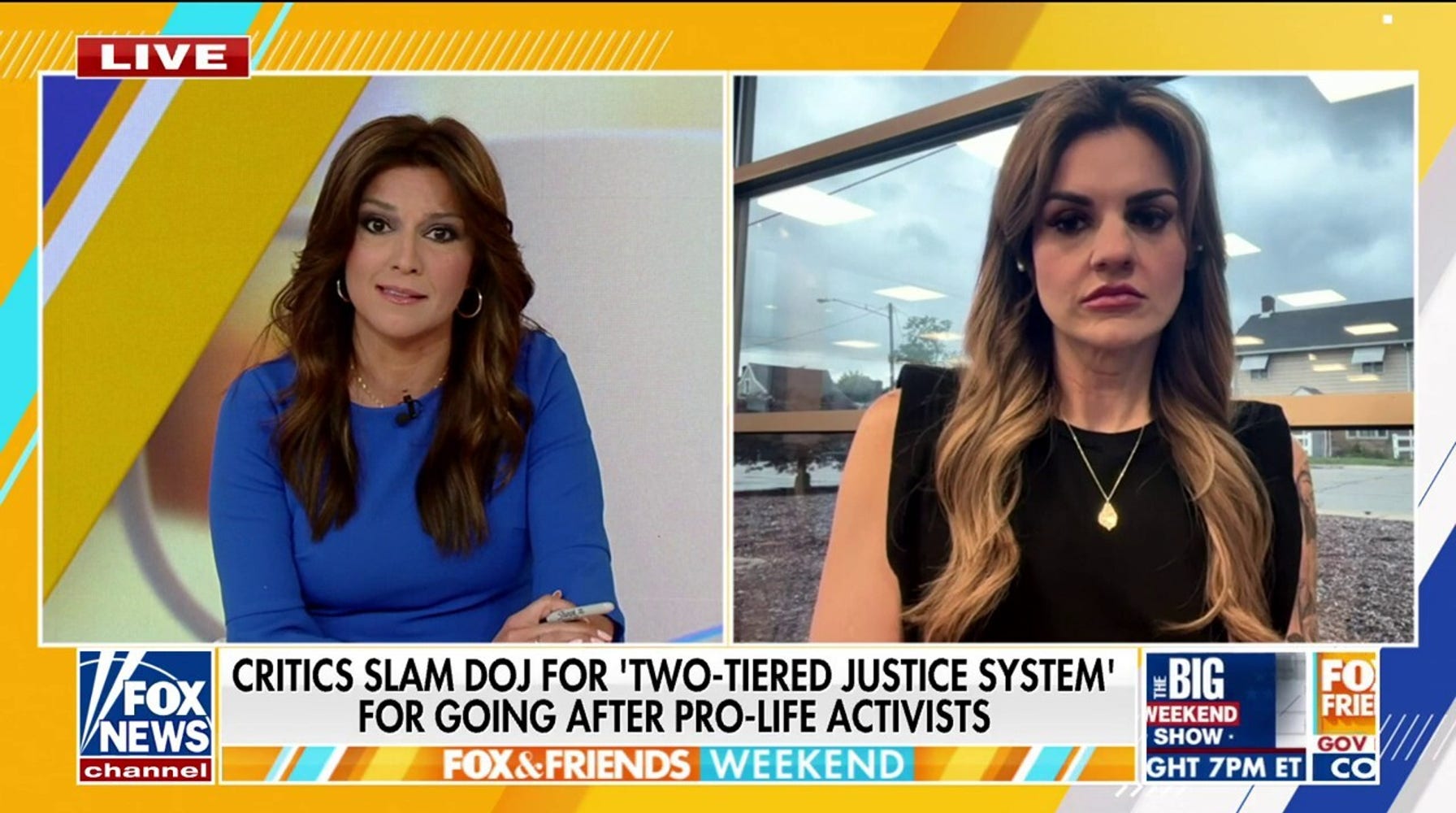 DOJ 'Weaponizes' Treatment of Pro-Life Protesters, Abby Johnson Charges