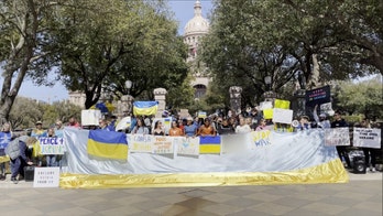 Anti-Russia rally in Austin, Texas