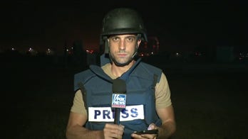 Fighter jets heard during Fox News live report as death toll in Israel climbs