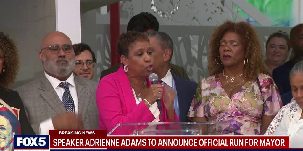 NYC City Council speaker Adrienne Adams launches run for mayor